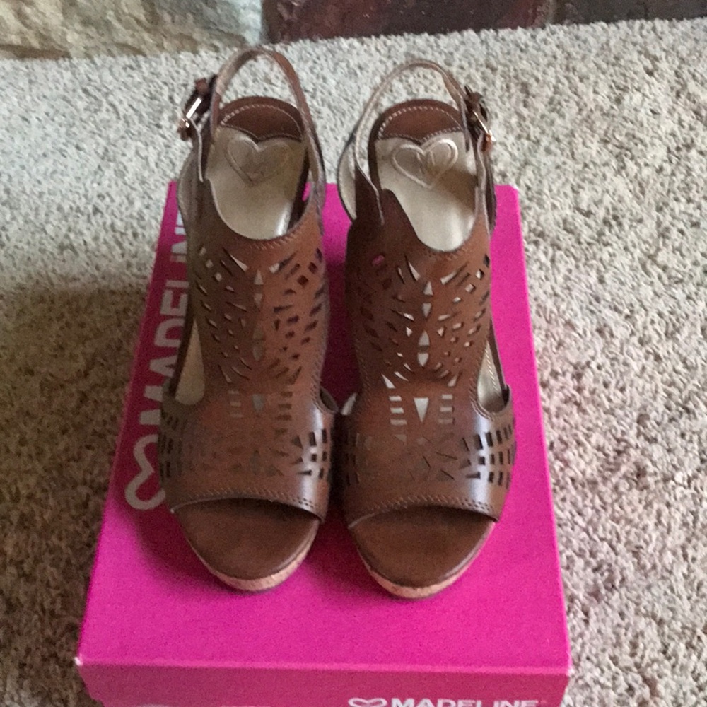 Madeline Brown Wedge Sandal